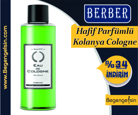 Barber Hafif Parfümlü Kolonya Cologne